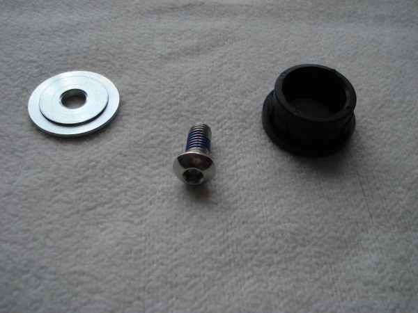 Befestigungsschraube , Kunststoffhülse, U-Scheibe für Lenkung Rider